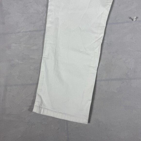 Tommy Hilfiger Boyfriend Jeans Womens White Denim 5-Pocket Modern Style Size 14 - Picture 10 of 16